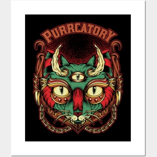 Purrcatory Posters and Art